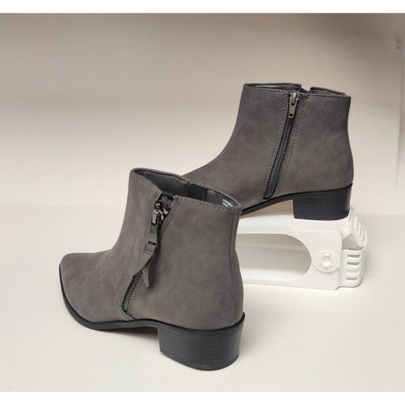 Worthington Brookdale Block Heel Pointed-toe Textured Ankle Boots Size 6.5M - Picture 2 of 12